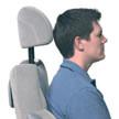 Correct car head restraint position