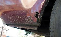 Rusted Car Body work