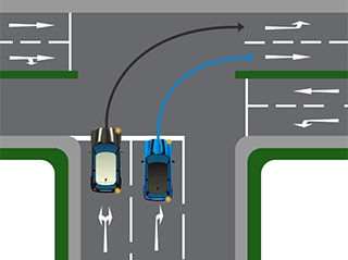 Two Lane Road Junction