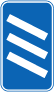 Motorway countdown marker - 300 yards to exit.