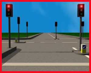 Traffic light red