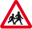 School crossing patrol ahead